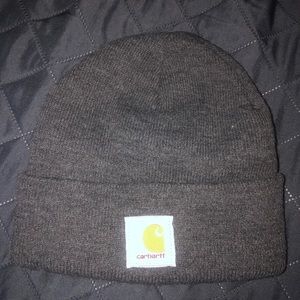 Charcoal grey carhartt beanie